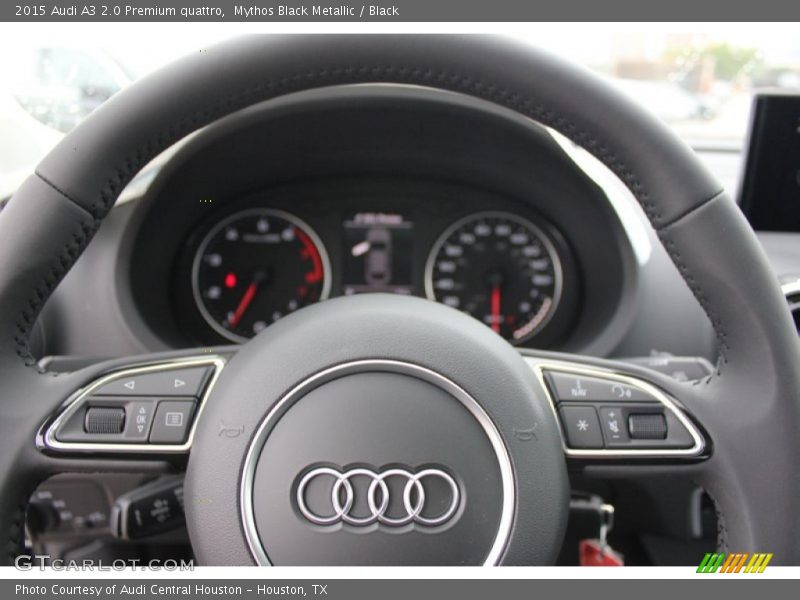 Mythos Black Metallic / Black 2015 Audi A3 2.0 Premium quattro