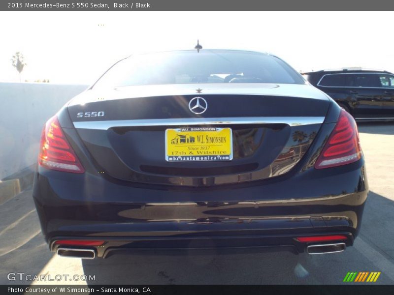 Black / Black 2015 Mercedes-Benz S 550 Sedan