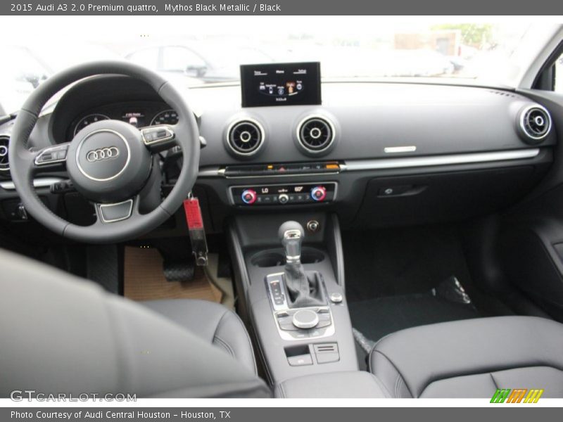 Mythos Black Metallic / Black 2015 Audi A3 2.0 Premium quattro