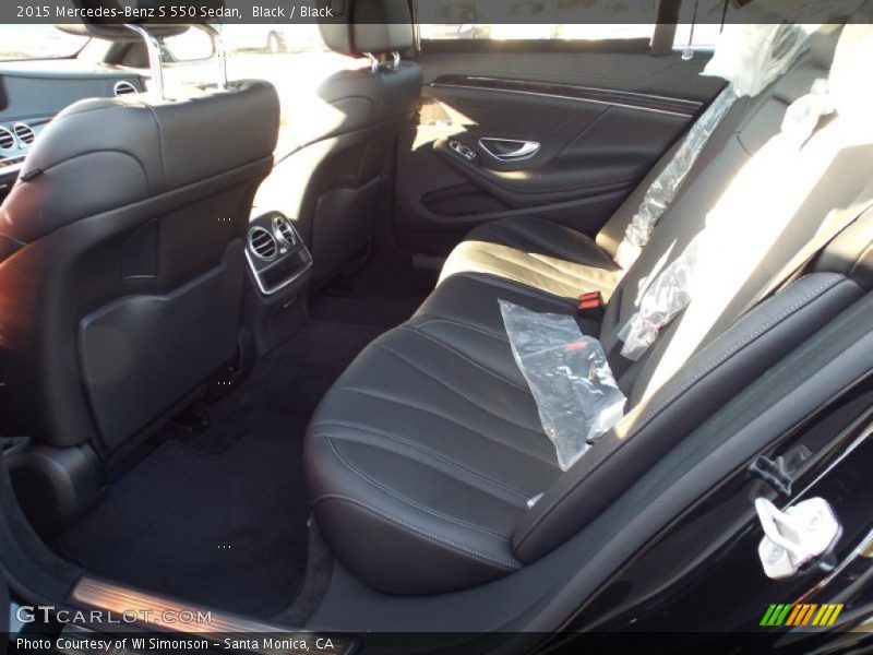 Black / Black 2015 Mercedes-Benz S 550 Sedan