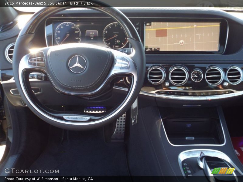 Black / Black 2015 Mercedes-Benz S 550 Sedan