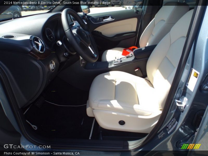 Front Seat of 2014 B Electric Drive