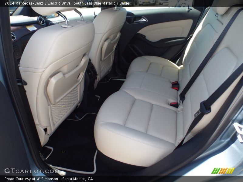 Rear Seat of 2014 B Electric Drive