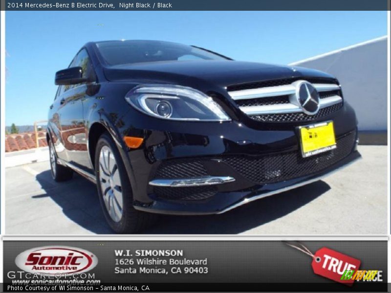 Night Black / Black 2014 Mercedes-Benz B Electric Drive