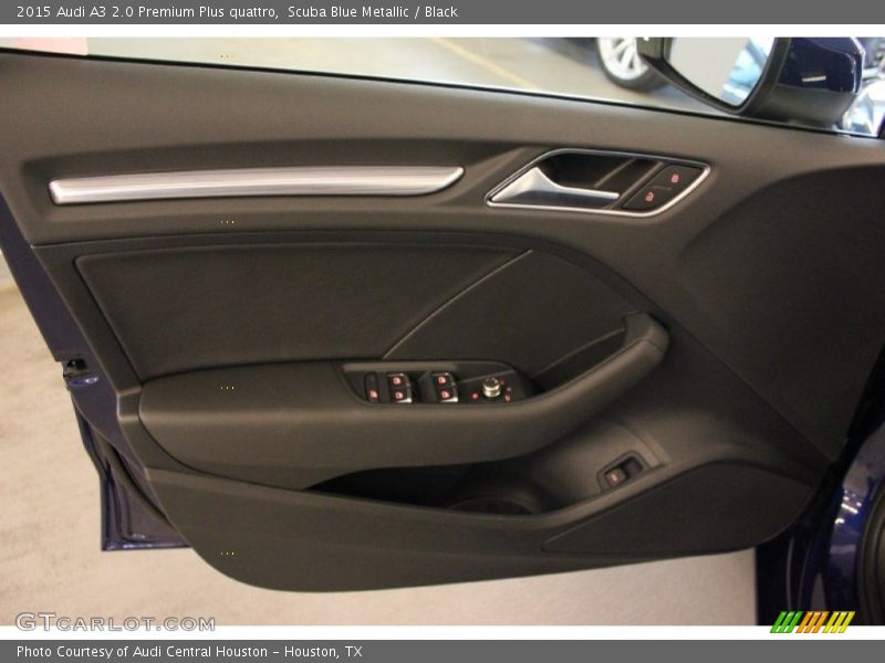 Scuba Blue Metallic / Black 2015 Audi A3 2.0 Premium Plus quattro