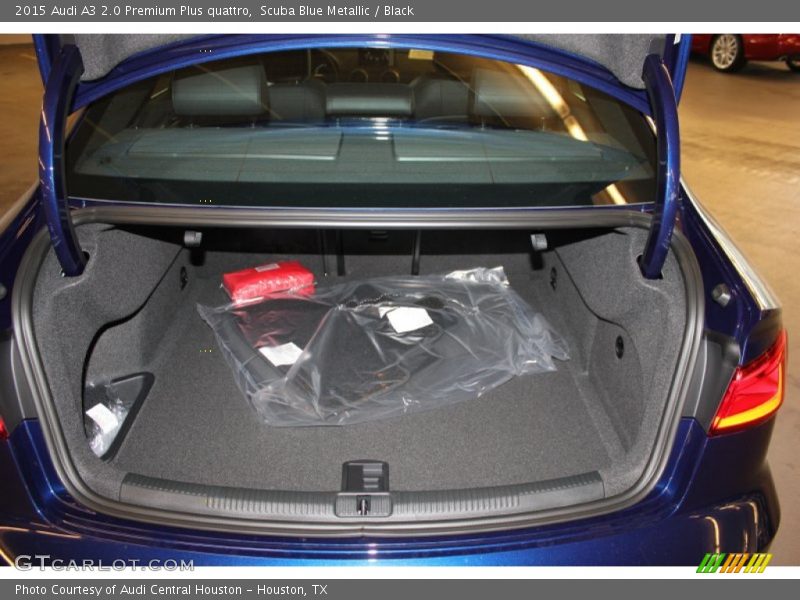 Scuba Blue Metallic / Black 2015 Audi A3 2.0 Premium Plus quattro