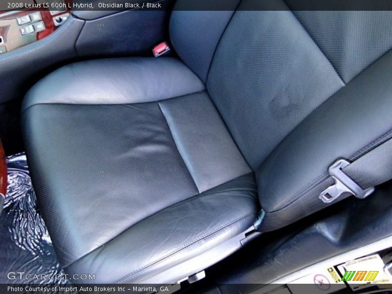 Obsidian Black / Black 2008 Lexus LS 600h L Hybrid