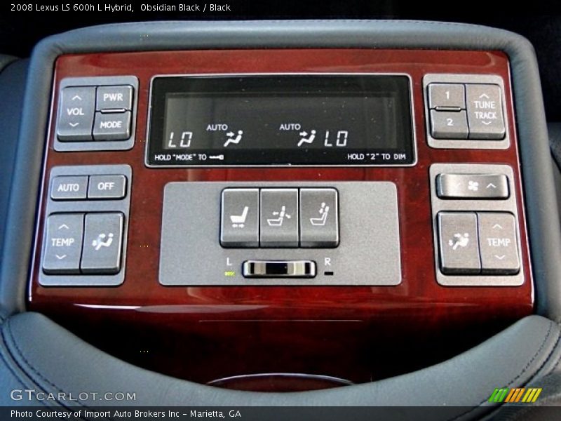 Obsidian Black / Black 2008 Lexus LS 600h L Hybrid