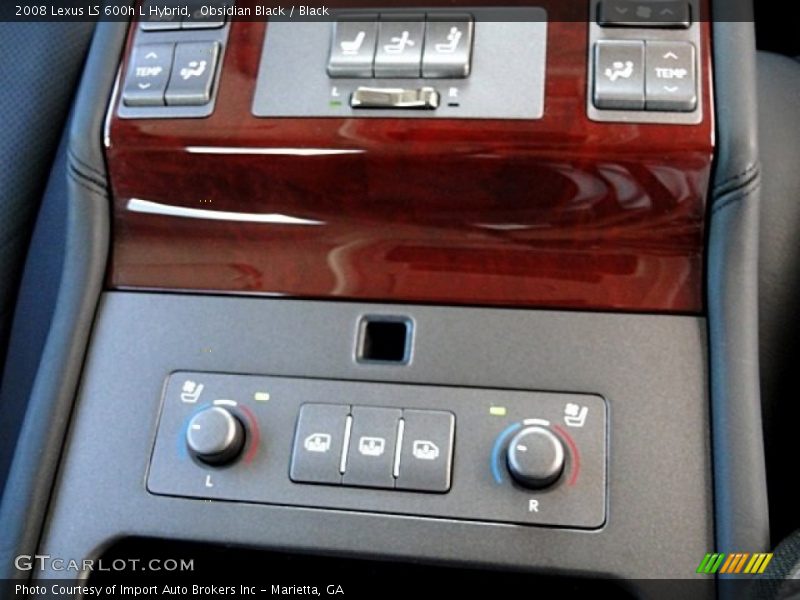 Obsidian Black / Black 2008 Lexus LS 600h L Hybrid