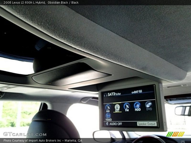 Obsidian Black / Black 2008 Lexus LS 600h L Hybrid
