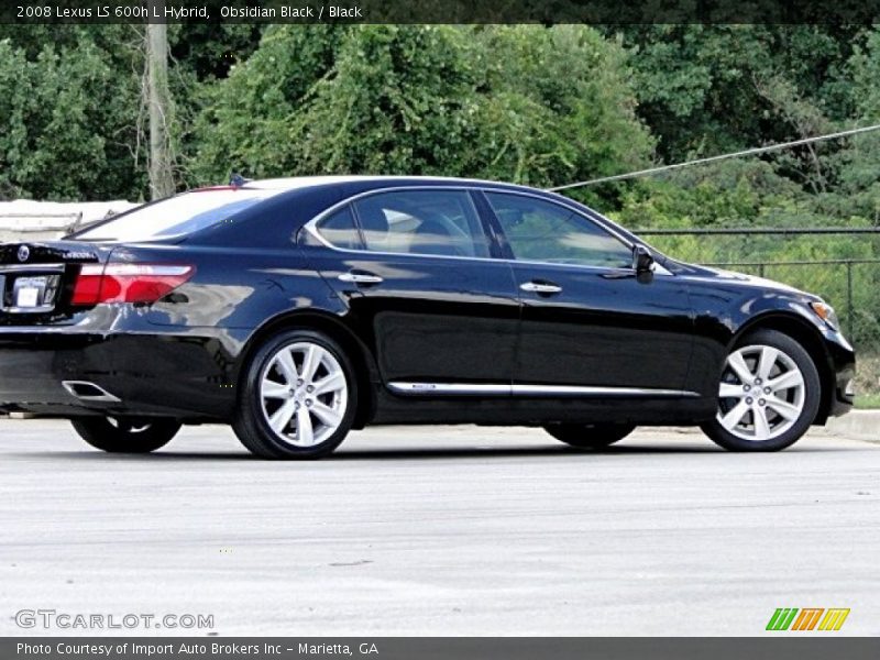 Obsidian Black / Black 2008 Lexus LS 600h L Hybrid