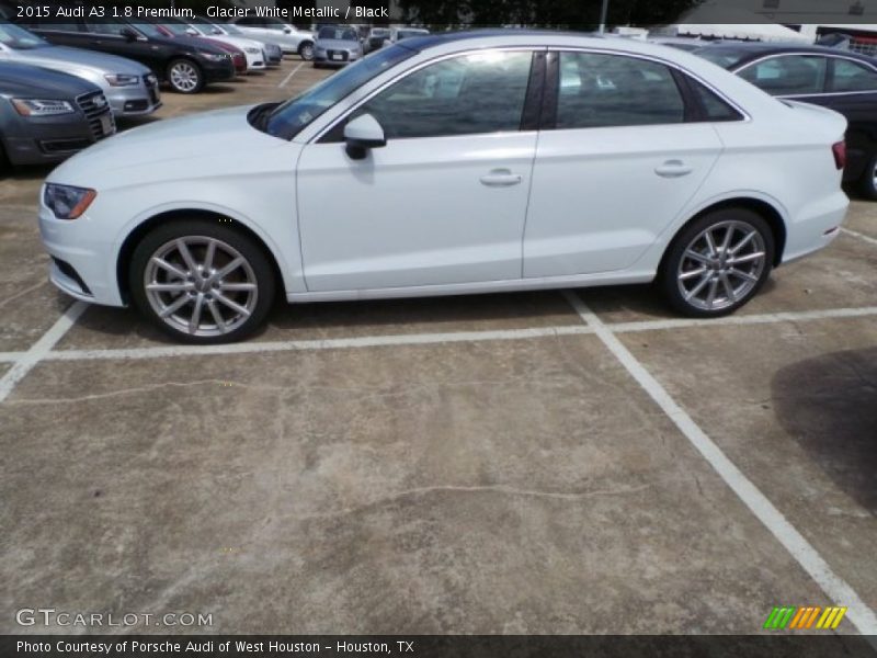 Glacier White Metallic / Black 2015 Audi A3 1.8 Premium