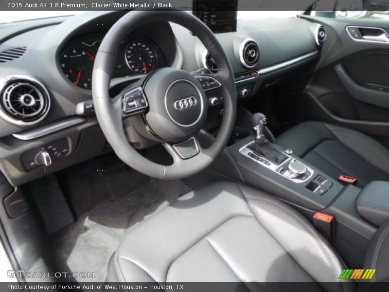 Glacier White Metallic / Black 2015 Audi A3 1.8 Premium