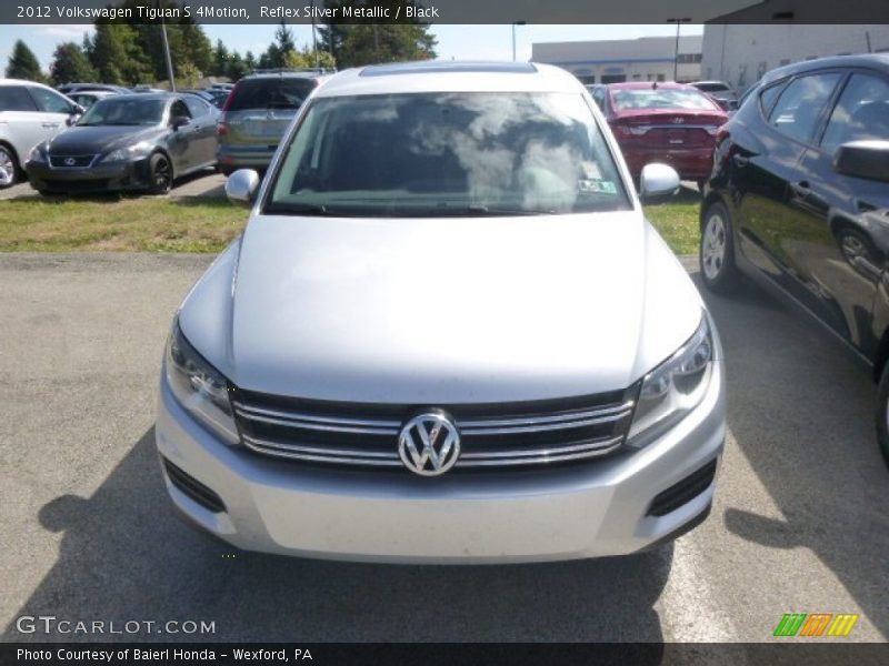 Reflex Silver Metallic / Black 2012 Volkswagen Tiguan S 4Motion