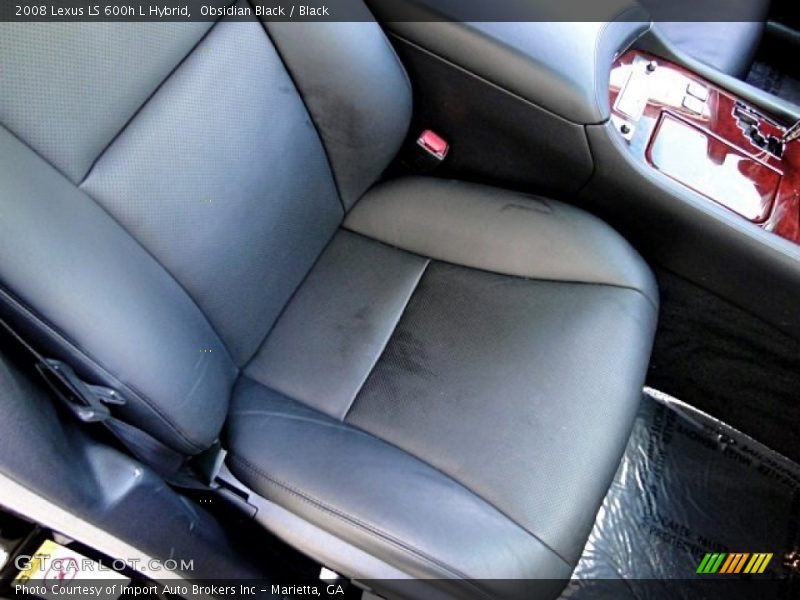 Obsidian Black / Black 2008 Lexus LS 600h L Hybrid