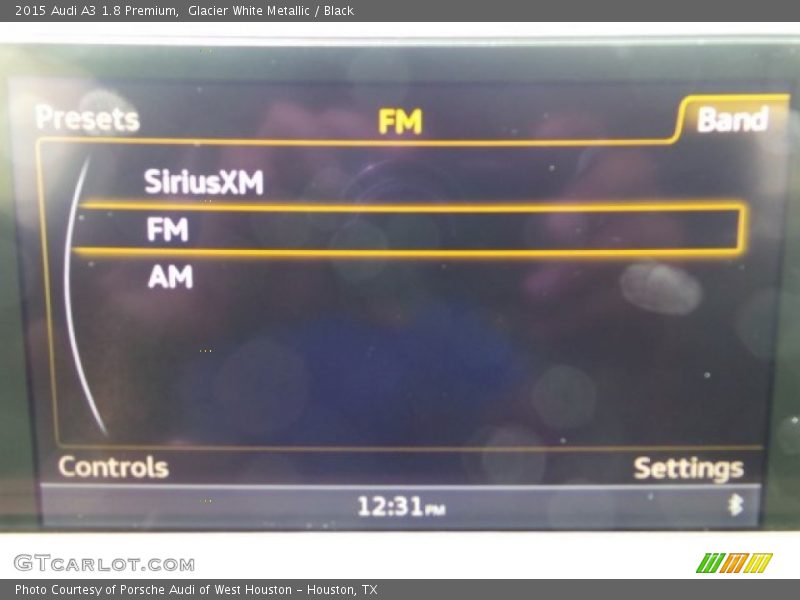 Glacier White Metallic / Black 2015 Audi A3 1.8 Premium
