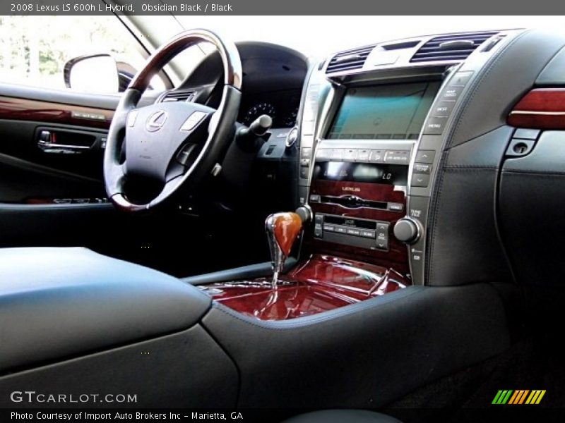 Obsidian Black / Black 2008 Lexus LS 600h L Hybrid