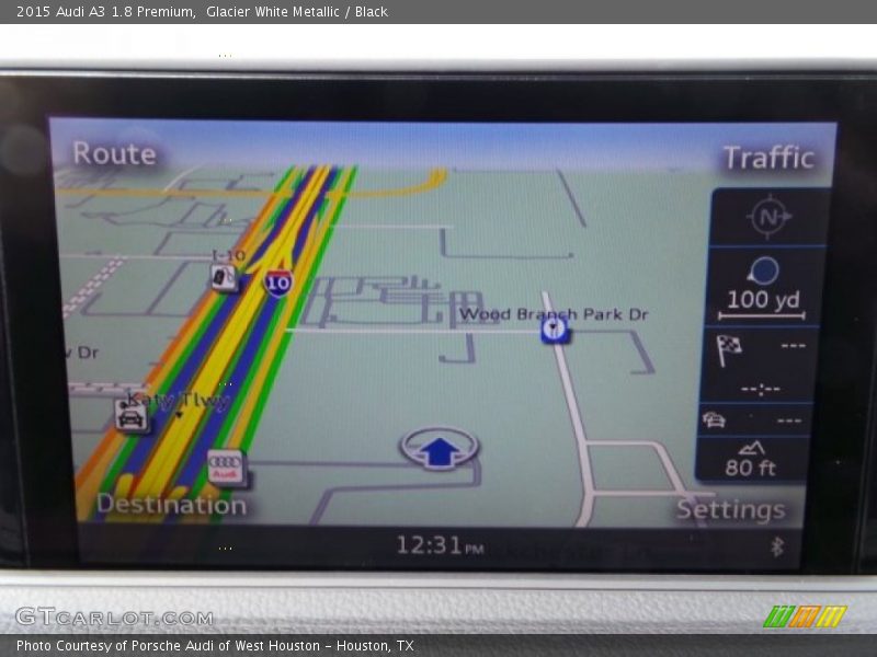 Glacier White Metallic / Black 2015 Audi A3 1.8 Premium