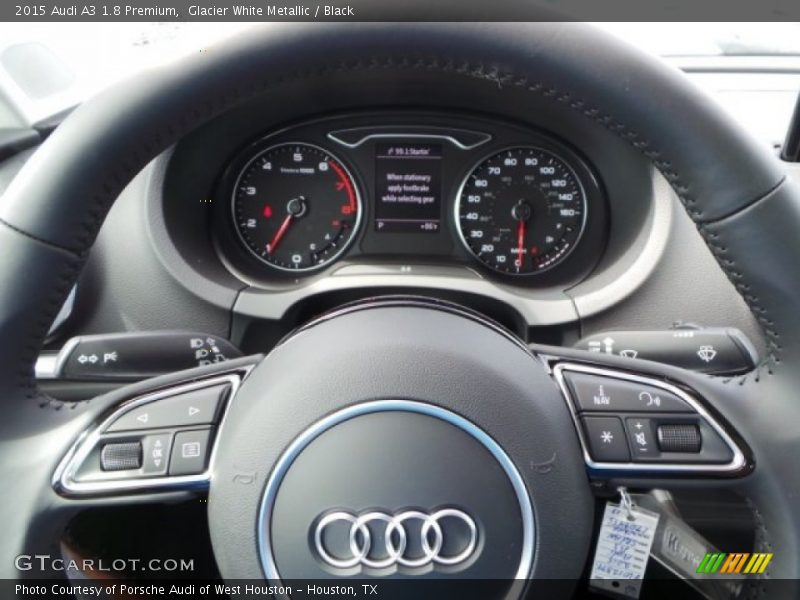 Glacier White Metallic / Black 2015 Audi A3 1.8 Premium