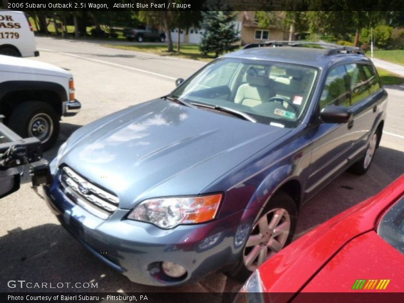 Atlantic Blue Pearl / Taupe 2006 Subaru Outback 2.5i Wagon