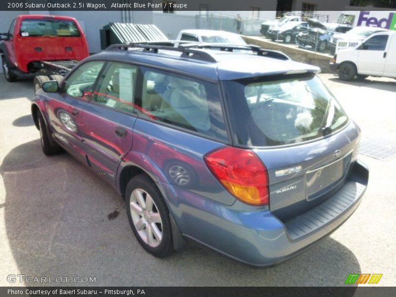 Atlantic Blue Pearl / Taupe 2006 Subaru Outback 2.5i Wagon