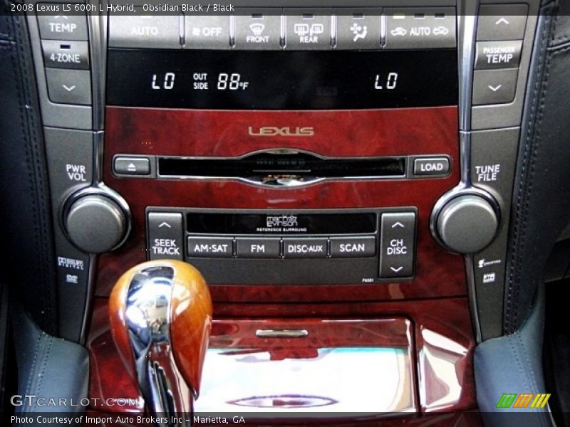 Obsidian Black / Black 2008 Lexus LS 600h L Hybrid