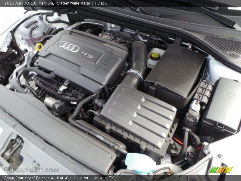 Glacier White Metallic / Black 2015 Audi A3 1.8 Premium