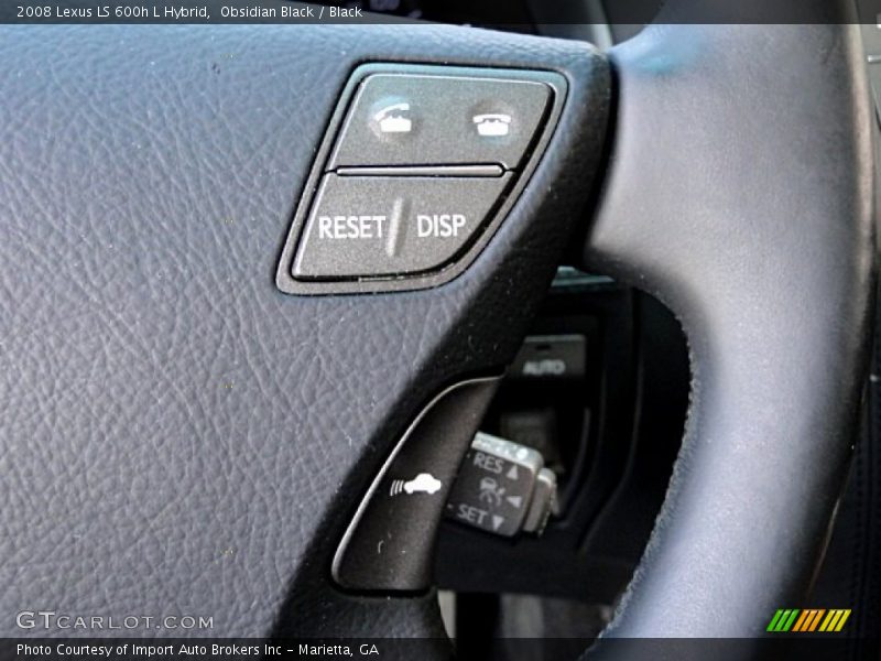 Obsidian Black / Black 2008 Lexus LS 600h L Hybrid