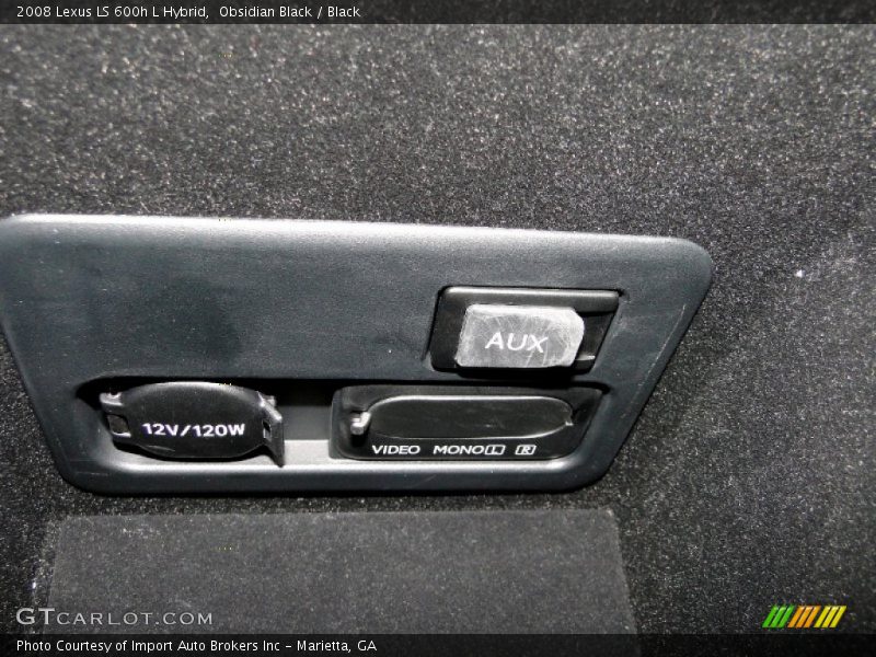 Obsidian Black / Black 2008 Lexus LS 600h L Hybrid