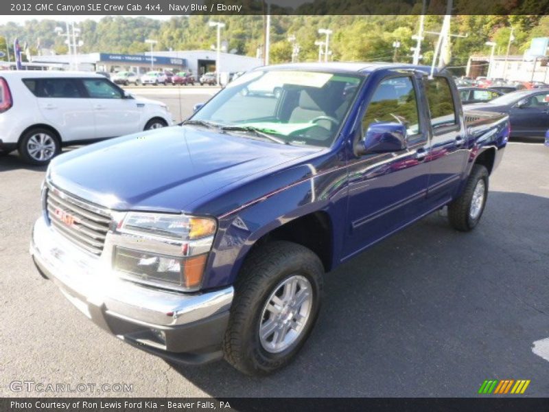 Navy Blue / Ebony 2012 GMC Canyon SLE Crew Cab 4x4