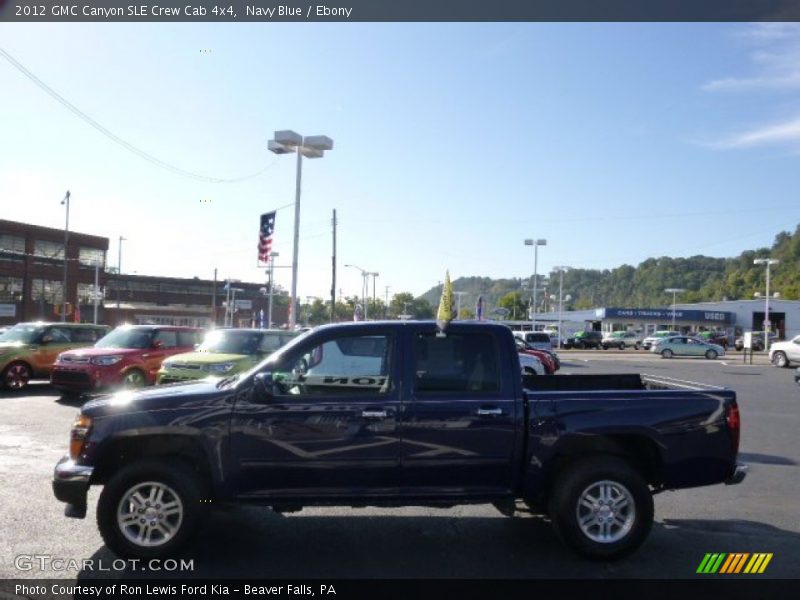 Navy Blue / Ebony 2012 GMC Canyon SLE Crew Cab 4x4