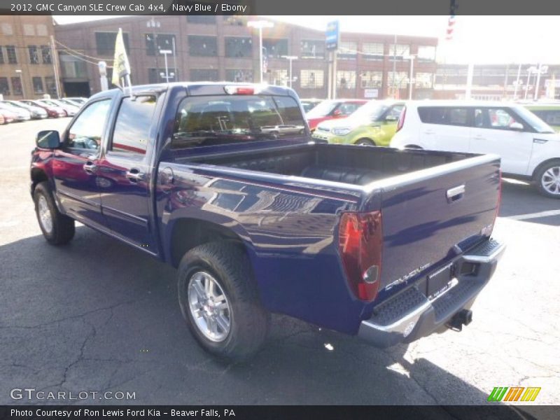Navy Blue / Ebony 2012 GMC Canyon SLE Crew Cab 4x4