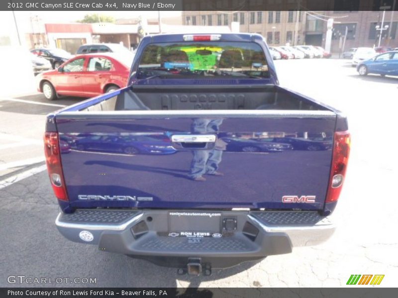 Navy Blue / Ebony 2012 GMC Canyon SLE Crew Cab 4x4