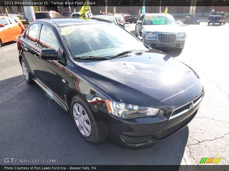 Tarmac Black Pearl / Black 2013 Mitsubishi Lancer ES