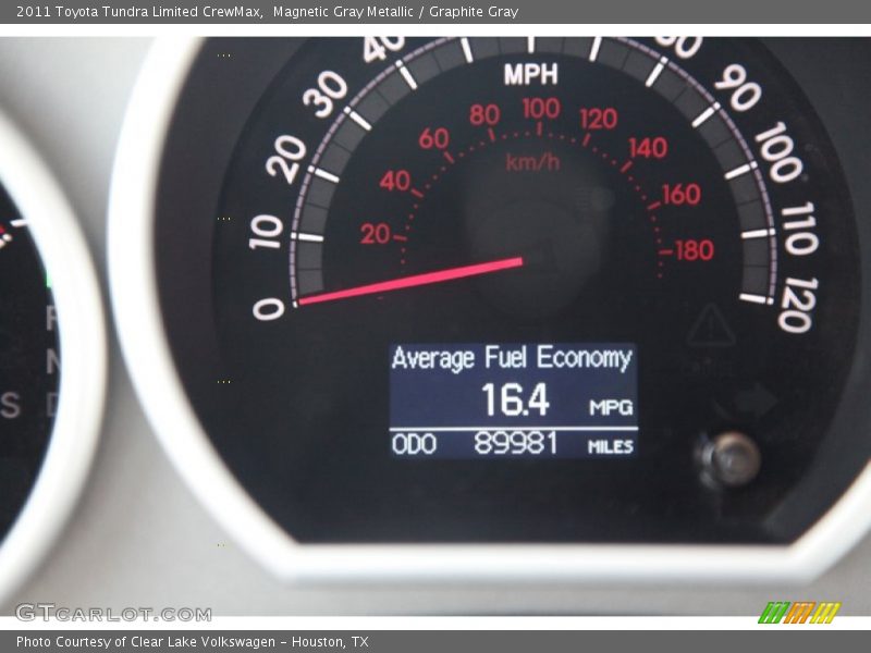 Magnetic Gray Metallic / Graphite Gray 2011 Toyota Tundra Limited CrewMax