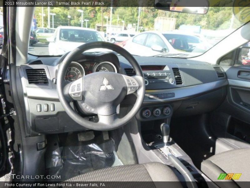 Tarmac Black Pearl / Black 2013 Mitsubishi Lancer ES