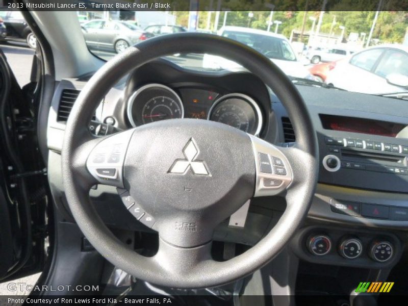 Tarmac Black Pearl / Black 2013 Mitsubishi Lancer ES