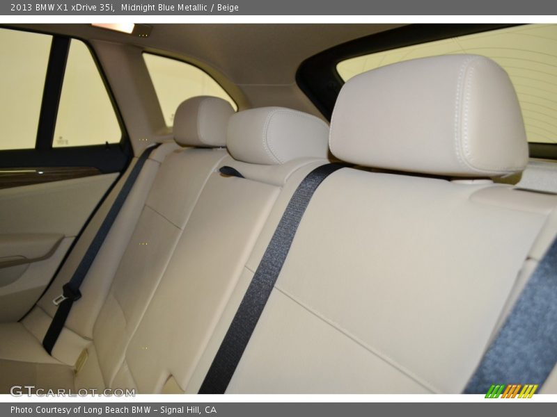 Midnight Blue Metallic / Beige 2013 BMW X1 xDrive 35i