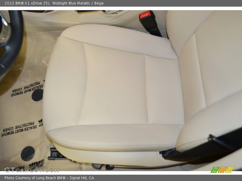 Midnight Blue Metallic / Beige 2013 BMW X1 xDrive 35i