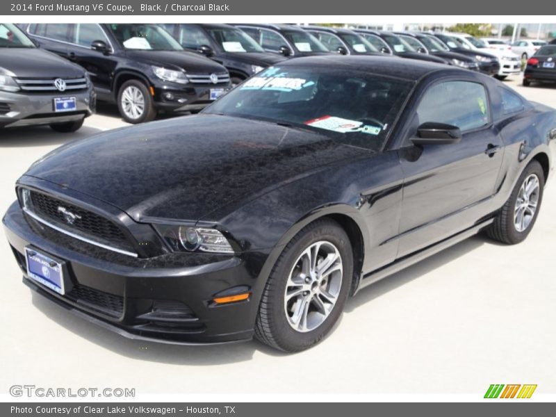 Black / Charcoal Black 2014 Ford Mustang V6 Coupe
