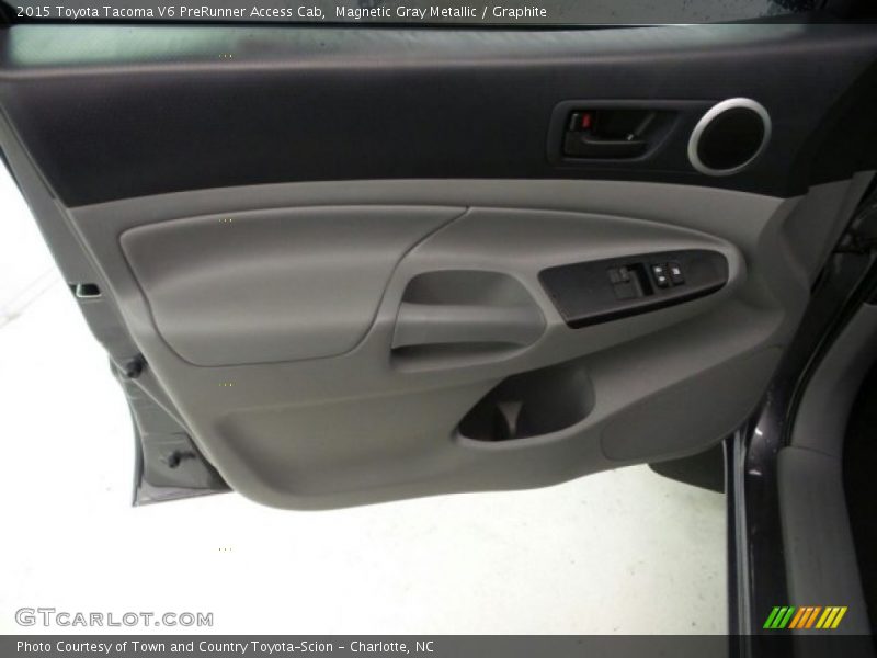 Magnetic Gray Metallic / Graphite 2015 Toyota Tacoma V6 PreRunner Access Cab