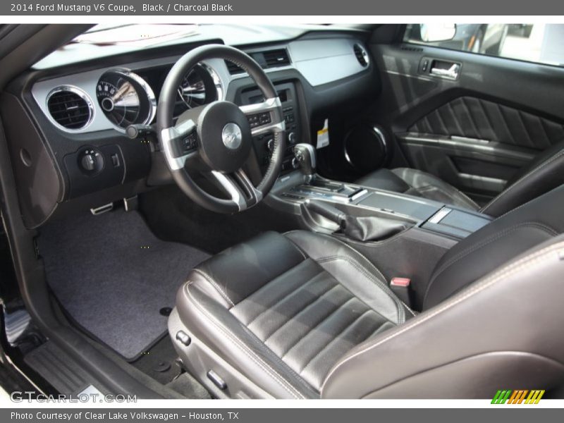 Black / Charcoal Black 2014 Ford Mustang V6 Coupe
