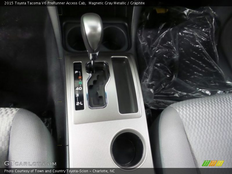 Magnetic Gray Metallic / Graphite 2015 Toyota Tacoma V6 PreRunner Access Cab