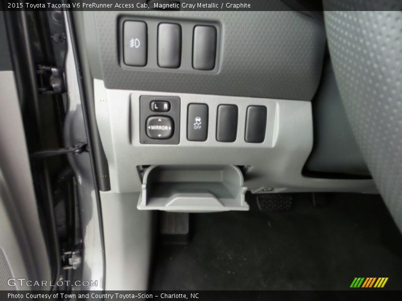 Magnetic Gray Metallic / Graphite 2015 Toyota Tacoma V6 PreRunner Access Cab