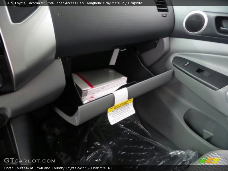 Magnetic Gray Metallic / Graphite 2015 Toyota Tacoma V6 PreRunner Access Cab