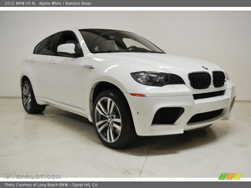 Alpine White / Bamboo Beige 2012 BMW X6 M