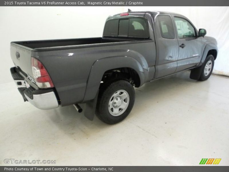 Magnetic Gray Metallic / Graphite 2015 Toyota Tacoma V6 PreRunner Access Cab