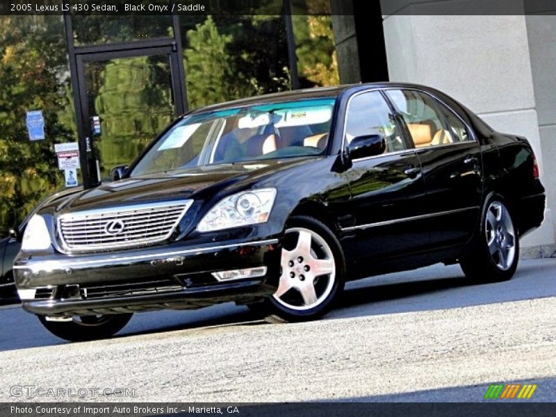 Black Onyx / Saddle 2005 Lexus LS 430 Sedan