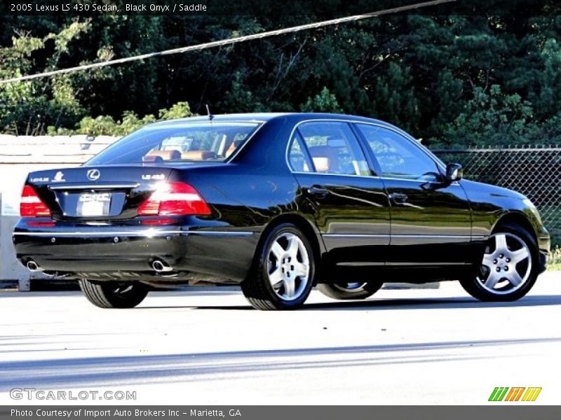 Black Onyx / Saddle 2005 Lexus LS 430 Sedan