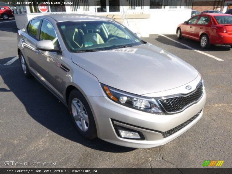 Satin Metal / Beige 2015 Kia Optima LX